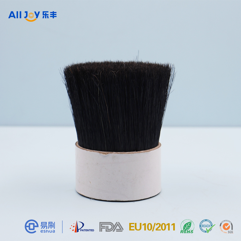 天然猪毛 黑鬃10cm