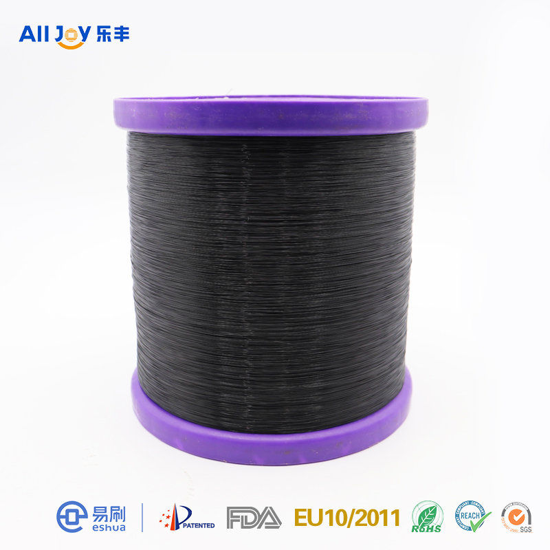 黑色PA6圆形盘丝 单股 0.4mm