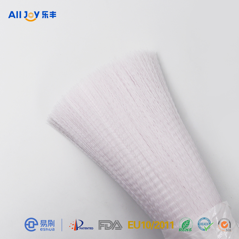 白色PP圆形曲丝，4.5曲 ，0.9mm波高，0.4x1220mm